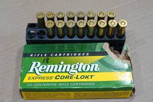 lot 107 image: 16 Remington Express .30-30 Win 170 Gr Core-Lokt SP Ammo