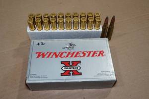 lot 108 image: 20 Winchester Super-X 180 Gr Power-Point Ammo - Plus 2 Extra