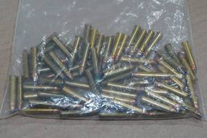 lot 110 image: 69 Winchester .22 WMR Rounds