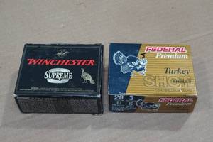 lot 120 image: 10 20 Gauge 3 6 Shot Turkey Shotshells