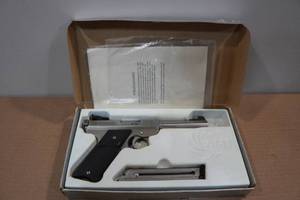 lot 1L image: AMT Lightning .22 LR Semi-Auto Pistol - 5 Bull Barrel