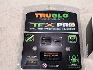 lot 39 image: TruGlo TFX Pro TritiumFiber-Optic Xtreme Handgun Sight