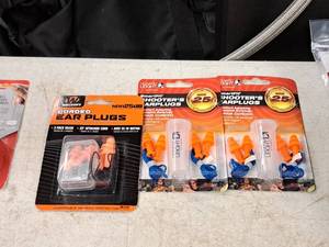 lot 95 image: Lot of (3 Packs) Ear Plugs - Walkers Corded 25dB, Howard Leight SmartFit Shooters 25dB