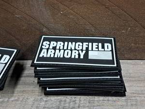lot 265 image: Lot of (8) Springfield Armory Velcro Patches