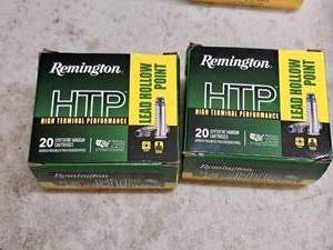 lot 137 image: Lot of (2 Boxes) Remington HTP 38 Special P 158gr Lead Hollow Point Centerfire Handgun Cartridges 20-count ( 40 total items )