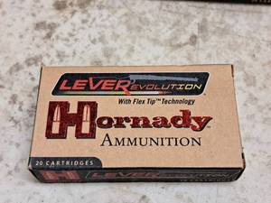 lot 145 image: Lot of (1 Box) Hornady Flex Tip Leverevolution 30-30 WIN 160gr FTX Cartridges 20-count ( 20 total items )