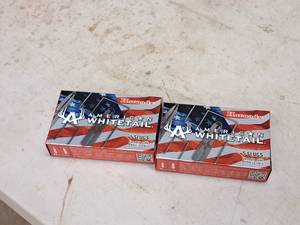 lot 167 image: Lot of (2 Boxes) Hornady American Whitetail 12 Gauge 2-34 1oz Smooth Bore Rifled Slugs 5-count ( 10 total items )