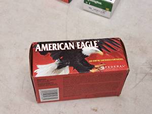 lot 200 image: Lot of (1 Box) Federal American Eagle .22 Long Rifle 38gr Copper Plated HP Cartridges 400-count ( 400 total items )