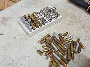 lot 205 image: Lot of (50) Assorted Rounds, Various Calibers and Styles