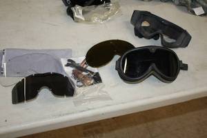 lot 335 image: Goggles (x2) with Extra lenses and Cleaning Kit