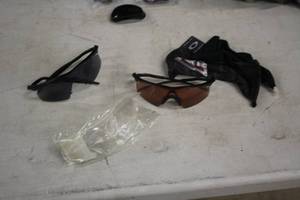 lot 336 image: Lot of (2) Eyewear (x2) with Cases, Extra lenses and Nose Piece