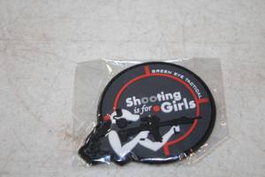 lot 444 image: Shooting Is For Girls logo Patch