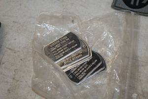 lot 445 image: Lot of (6) Warrior Ethos Tags
