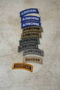 lot 457 image: Lot of (10) Assorted Military Patches