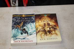 lot 464 image: Lot of (2) Rick Riordan Books