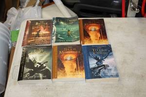 lot 466 image: Lot of (6) Percy Jackson Series Rick Riordan Books