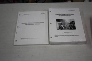lot 471 image: Lot of (2) Urban Training Manuals