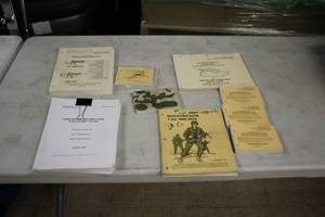 lot 474 image: Lot of (9) Assorted Military Training Manuals