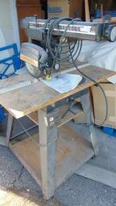 lot 1 image: SearsCraftsman 10in Radial Arm Saw