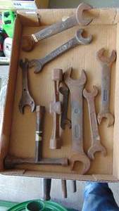 lot 19 image: Lot of Vintage International Harvester Wrenches