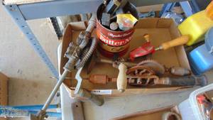 lot 42 image: Hand Crank Drills and Bits