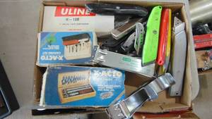 lot 59 image: Lot of Utility Knives and Tape Dispensers