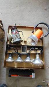 lot 78 image: 3 - Lanterns and Camera Light