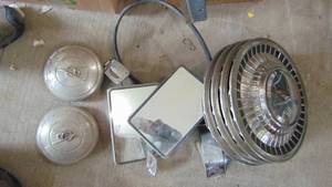 lot 89 image: Car Hubcaps, Mirrors and Misc
