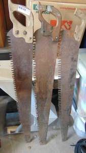 lot 134 image: 3 - Large Saws
