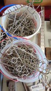 lot 188 image: 2 - Buckets of Peg Board Hooks