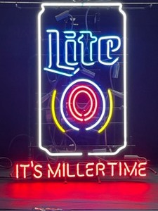 lot 25 image: Miller Lite beer can, Its Miller Time