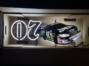 lot 55 image: #07 Jack Daniels neon with 3d race car