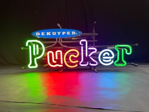 lot 71 image: Dekuyper Pucker Liqueur neon