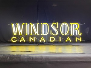 lot 72 image: Windsor Canadian neon