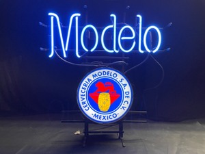 lot 85 image: Modelo Beer, Modelo Cerveza Mexico neon