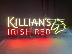 lot 87 image: Killians Irish Red neon with horsehead