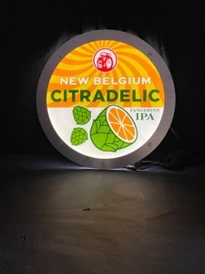 lot 98 image: New Belgium Citradelic Tangerine IPA, LED
