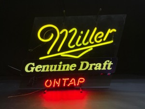 lot 104 image: Miller Genuine Draft On Tap, MGD