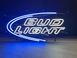 lot 108 image: Bud Light double stroke neon