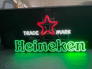 lot 115 image: Heineken Trademark neon