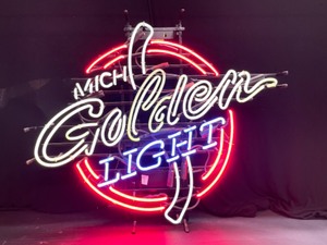 lot 118 image: Mich Golden Light, neon