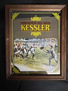 lot 143 image: Kessler Blended Whiskey, football mirror
