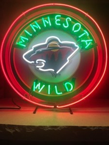 lot 63 image: MN Wild neon, NIB