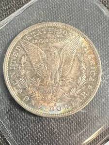 1883-O US MORGAN SILVER DOLLAR NICELY TONED