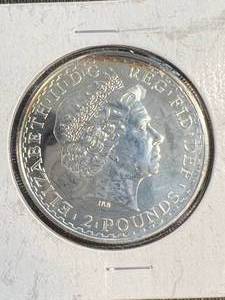 1 TROY OZ .999 FINE SILVER 2003 BRITTANIA