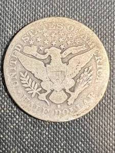 1895-S US BARBER HALF DOLLAR