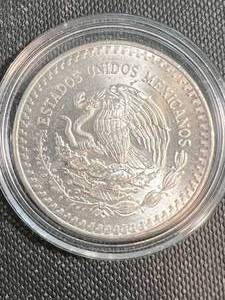 1983 MEXICAN PLATA PURA 1 TROY OZ .999 FINE SILVER IN AIRTITE