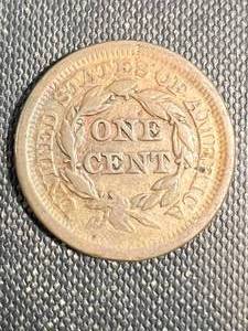 1851 US BRAIDED HAIR LARGE CENT