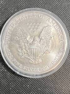 2003 AMERICAN SILVER EAGLE 1 TROY OZ .999 FINE SILVER IN AIRTITE