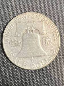 1954 US FRANKLIN HALF DOLLAR